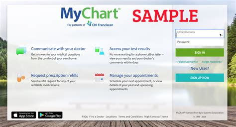 mychart catholichealth net